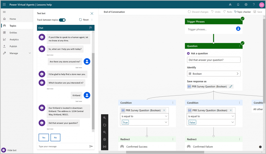 Power Virtual Agents / Copilot Studio